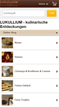 Mobile Screenshot of lukullium.de